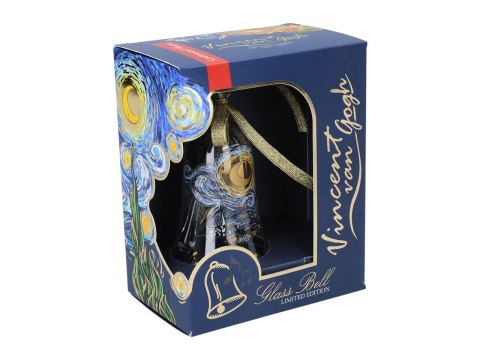 Szklany Dzwonek - Gwiaździsta Noc (V. van Gogh) - 9 cm