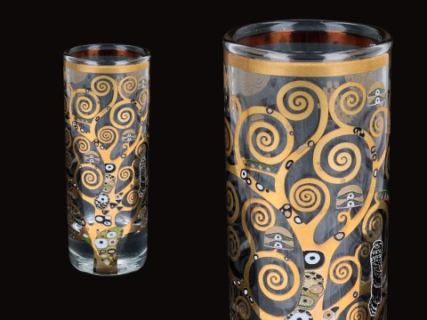 Kieliszek do Mocnych Trunków z 4 Podkładkami – Drzewo życia (G. Klimt) – 60 ml