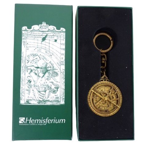 Brelok Mosiężny – Miniatura Astrolabium – Średnica 4,5 cm