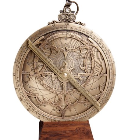 Astrolabium Mosiężne – Reprodukcja Hartmann z 1532 r. – Wys. 18 cm