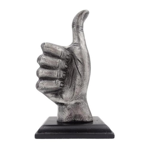 Rzeźba Wizerunkowa (Aluminiowa) – Gest "OK" – 20 cm