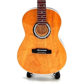 Miniaturowa Gitara z Drewna Mahoniowego – Motyw Klasyczna Elegancja – Skala 1:4