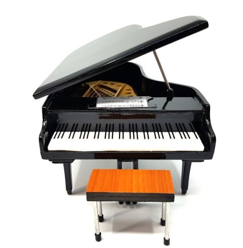Miniaturowy Fortepian z Drewna Balsy – Skala 1:10 – Szer. 16 cm