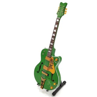 Miniaturowa Gitara z Drewna Mahoniowego – Motyw Irlandzki Rock – Skala 1:4