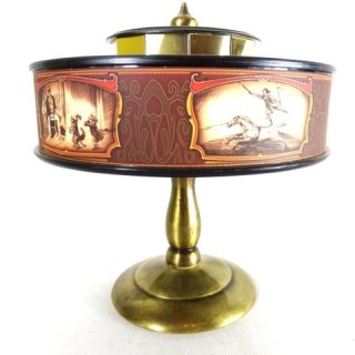 Praksinoskop – XIX-wieczny Bęben Animacyjny – Wys. 22,5 cm
