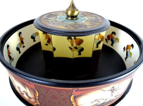 Praksinoskop – XIX-wieczny Bęben Animacyjny – Wys. 22,5 cm