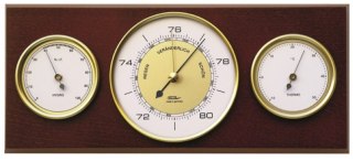 Ścienna Stacja Pogody 3w1 – Barometr, Termometr i Higrometr – Dł. 28 cm