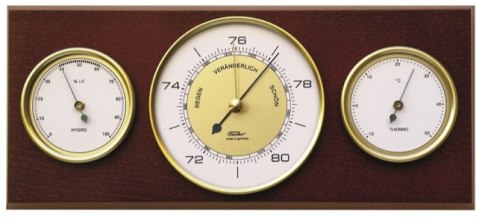 Ścienna Stacja Pogody 3w1 – Barometr, Termometr i Higrometr – Dł. 28 cm