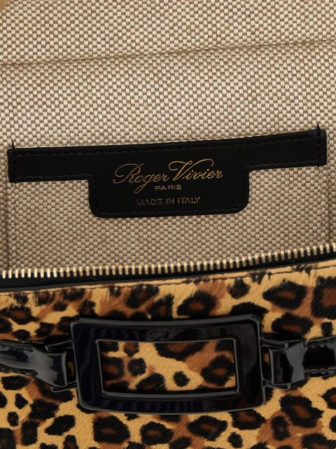 Torebka Kuferek ROGER VIVIER - Belle Vivier Vanity - Wzór Animalier