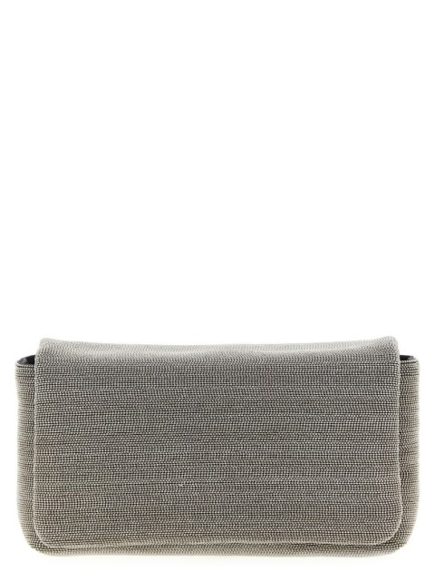 Torebka BRUNELLO CUCINELLI - Monile Crossbody - Srebrna