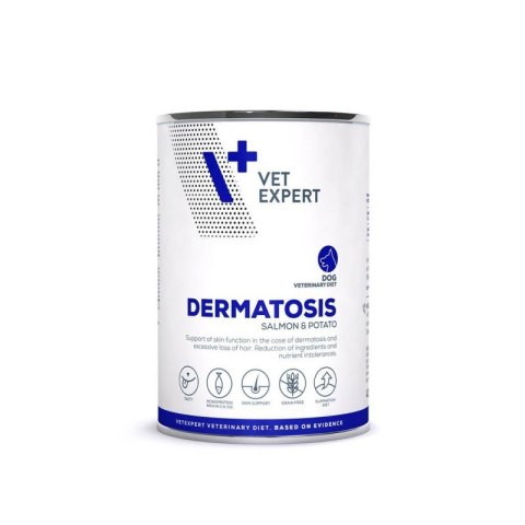 Danie z Łososiem i Ziemniakami (Veterinary Diet Dermatosis) - 400 g