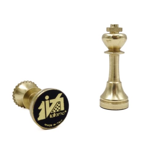 Szachy Mosiężne – Motyw Włoski Prestiż – 28 x 28 cm