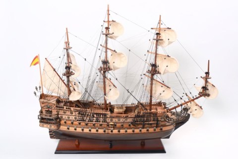 Model Statku San Felipe z Rozwiniętymi Żaglami – 92 cm
