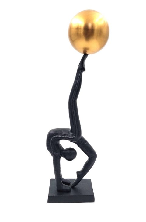 Rzeźba Jogina – Balans i Harmonia – Czerń i Złoto – 41 cm