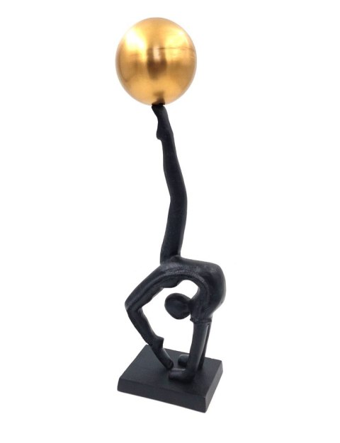 Rzeźba Jogina – Balans i Harmonia – Czerń i Złoto – 41 cm