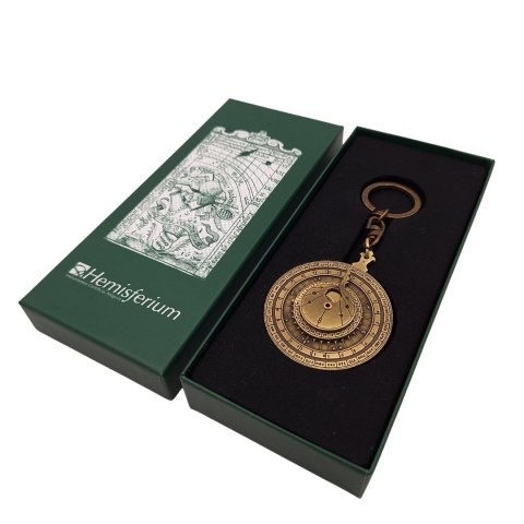 Brelok Mosiężny – Komputer Pływów Morskich (Abakus) – Średnica 5 cm