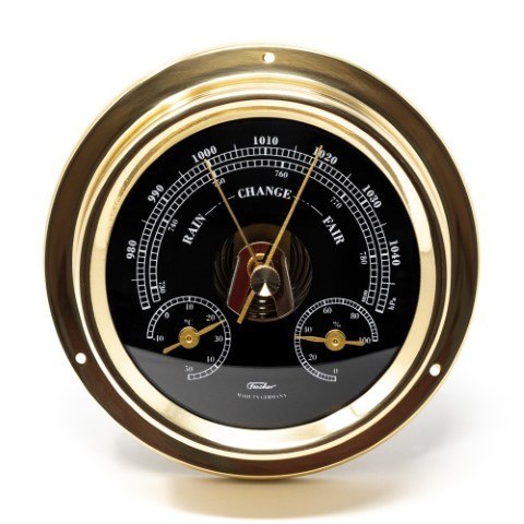 Marynistyczna Stacja Pogody 3w1 – Barometr, Higrometr, Termometr – Średnica 12,5 cm