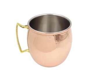 Stalowy Kubek Platerowany Miedzią – Premium – 0,5 l