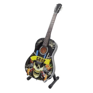 Miniaturowa Gitara z Drewna Mahoniowego – Motyw Akustycznej Ballady – Skala 1:4