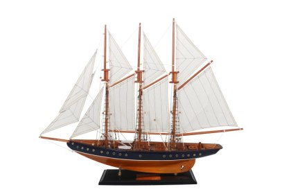 Model Żaglowca Szkuner Atlantic – Drewno i Płótno – Dł. 72 cm