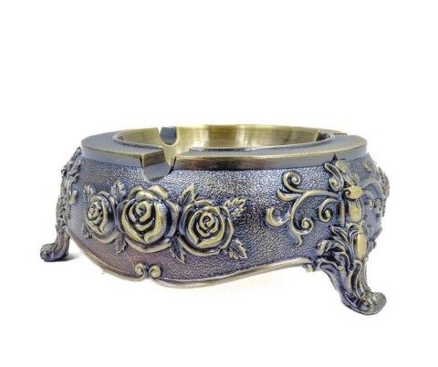 Popielniczka z Bogatymi Zdobieniami – Klasyczna Elegancja – 12 cm