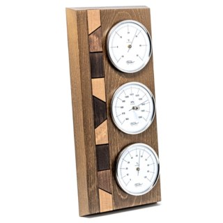 Ścienna Stacja Pogody 3w1 – Barometr, Higrometr, Termometr – Dł. 34 cm