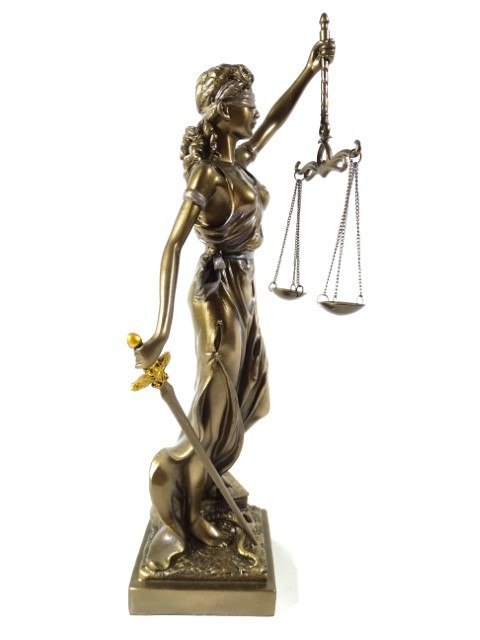 Rzeźba Dekoracyjna Temida – Bogini Sprawiedliwości – 35 cm