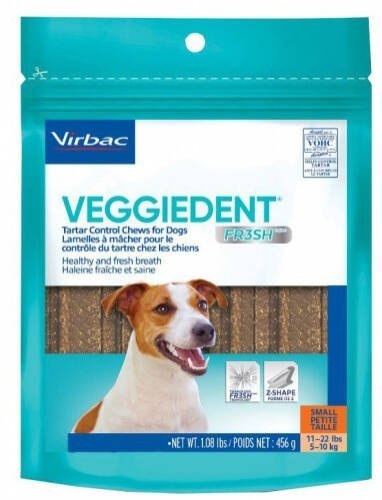 Sticksy Stomatologiczne Veggiedent Fresh S - 5-10 kg - 15 Szt.