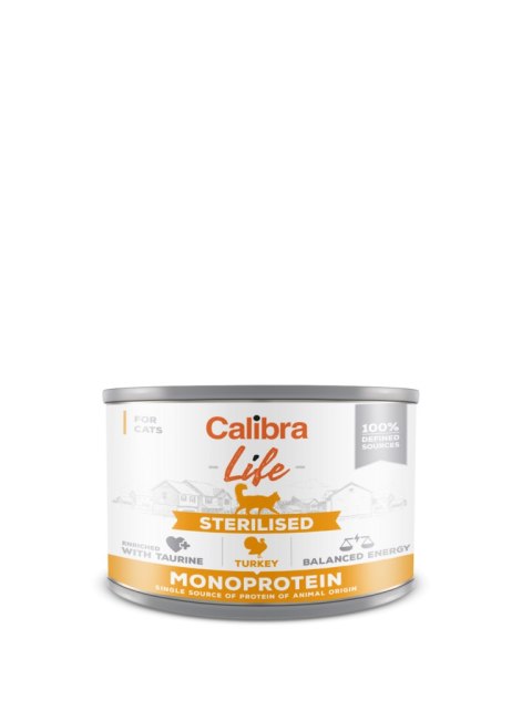Danie z Indykiem (Cat Life Sterilised) - 200 g