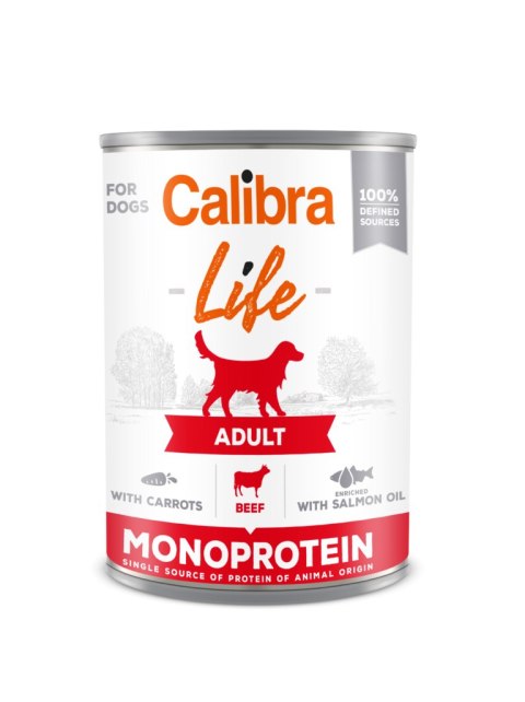 Danie z Wołowiną i Marchewką (Dog Life Adult) - 400 g