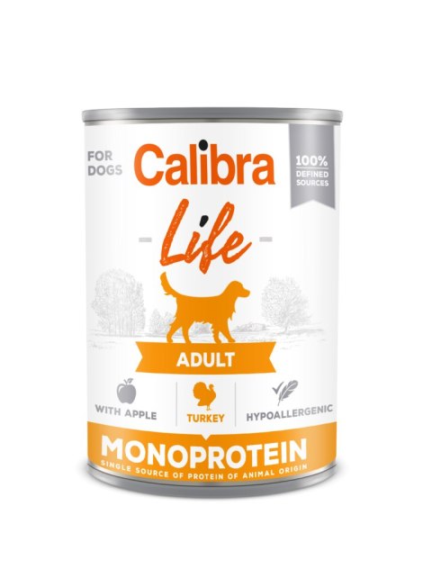 Danie z Indykiem i Jabłkiem (Dog Life Adult) - 400 g