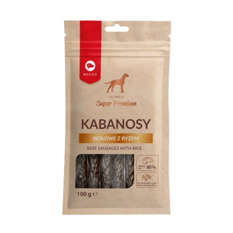 Sticksy Premium z Wołowiną i Ryżem (Kabanosy) - 100 g