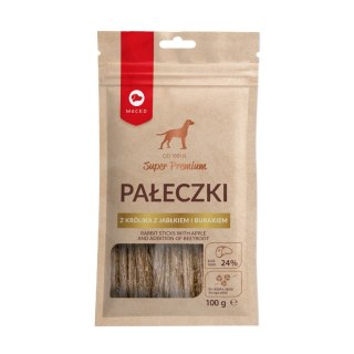 Sticksy Premium z Królikiem, Jabłkiem i Burakiem (Pałeczki) - 100 g