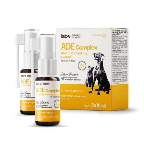 Kompleks Witamin A, D, E w sprayu (Lab-v ADE Complex) - 2 x 10 ml