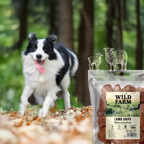 Przysmaki Funkcyjne z Jagnięciny (Wild Farm Chipsy) - 500 g