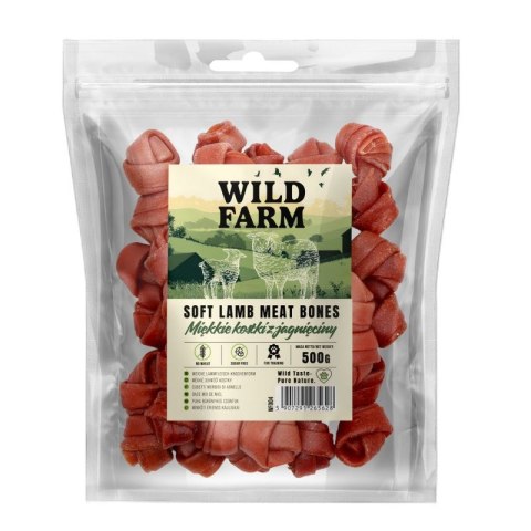 Przysmaki Funkcyjne z Jagnięciny (Wild Farm Miękkie Kostki) - 500 g