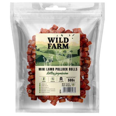 Przysmaki Funkcyjne z Jagnięciny i Dorsza (Wild Farm Rollsy) - 500 g