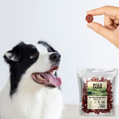 Przysmaki Funkcyjne z Kaczki i Dorsza (Wild Farm Rollsy) - 500 g