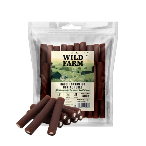 Sticksy Stomatologiczne z Królikiem (Wild Farm) - 500 g