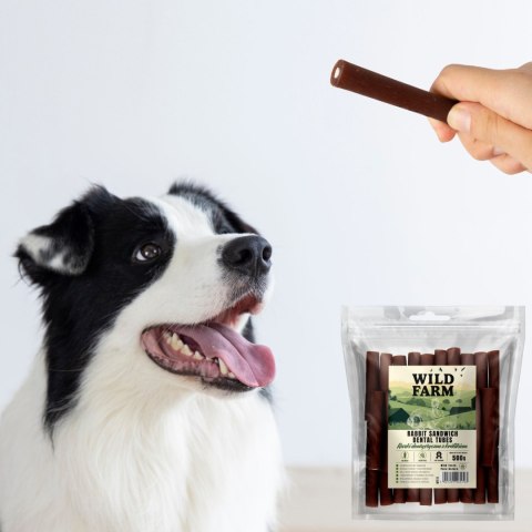 Sticksy Stomatologiczne z Królikiem (Wild Farm) - 500 g