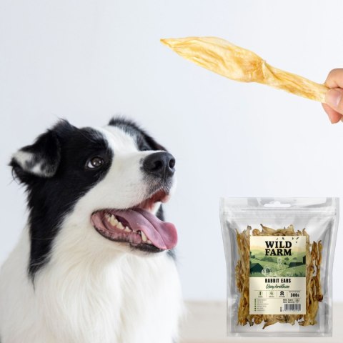 Suszone Uszy Królicze (Wild Farm) - 300 g