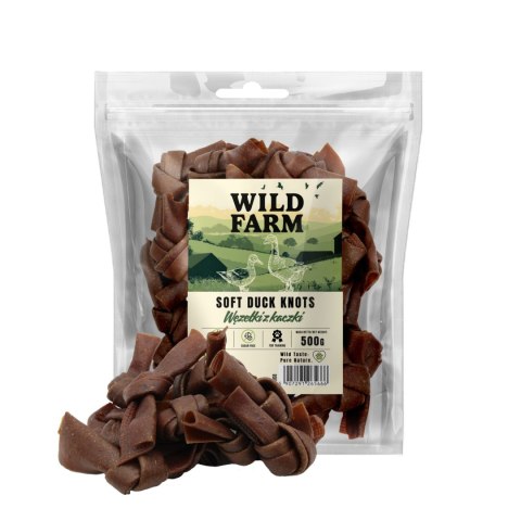 Przysmaki Funkcyjne z Kaczki (Wild Farm Węzełki) - 500 g