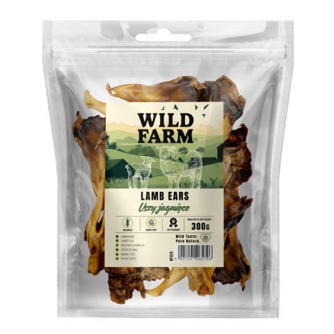 Suszone Uszy Jagnięce (Wild Farm) - 300 g