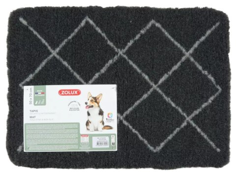 Posłanie Izolujące Dry Bed Z Wzorem - Grafitowe - 73 x 50 cm