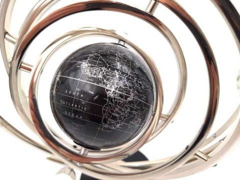 Astrolabium Aluminiowe Sferyczne z Globusem – 44,5 cm