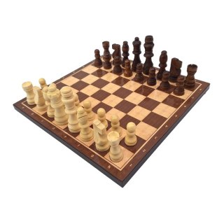 Szachy Drewniane Duże Prestiż – 37x37 cm