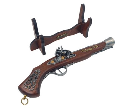 Pistolet na Stojaku – Motyw XVII-wieczna Italia – 38 cm