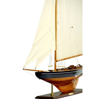 Model Jachtu Columbia – Drewno i Płótno – Wys. 104 cm