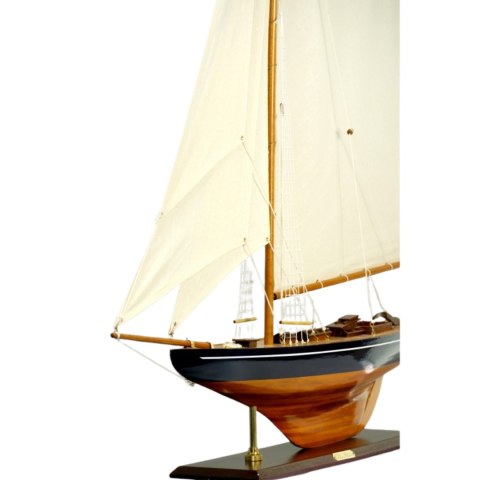 Model Jachtu Columbia – Drewno i Płótno – Wys. 104 cm