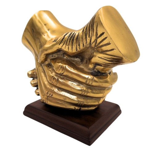 Rzeźba Biznesowa: Uścisk Dłoni – Symbol Zgody – 17 cm